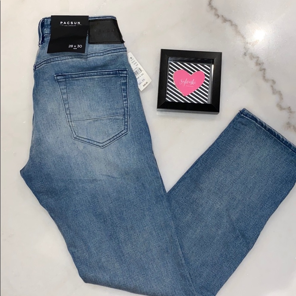 🔥PacSun Medium Slim Fit Jeans NWT - Picture 8 of 9